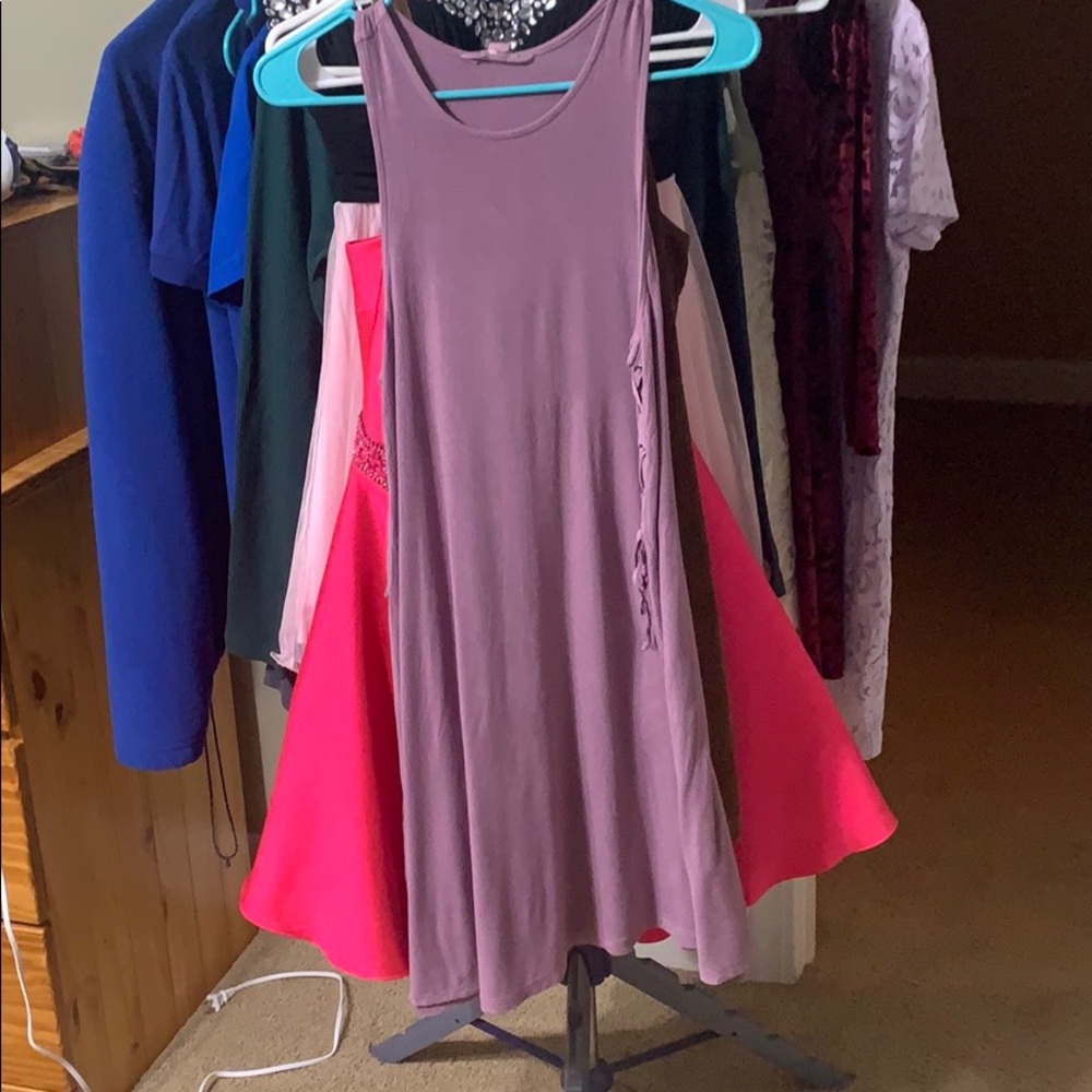 American Eagle Tie side dress